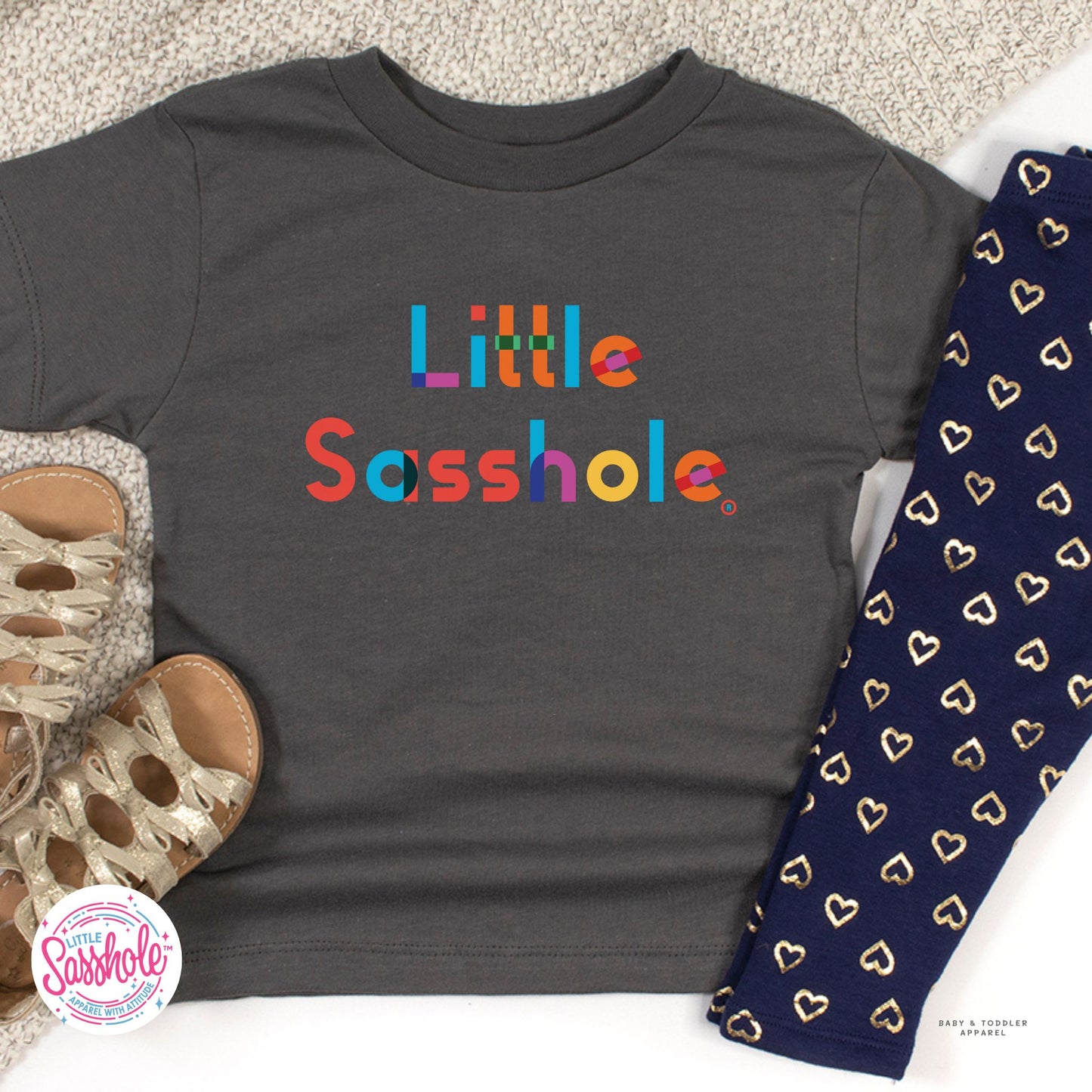 Bold and Bright: Little Sasshole™ Toddler T-Shirt