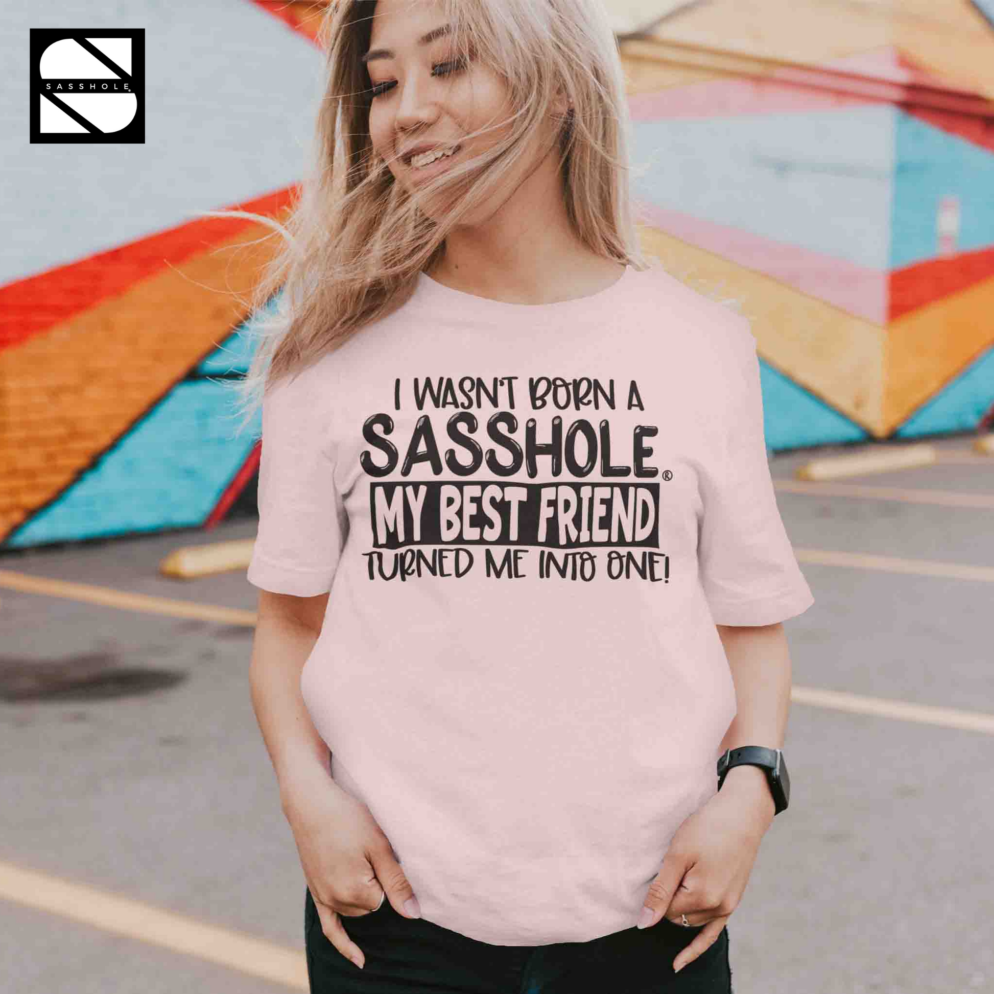 Ladies Funny Pink Shirt