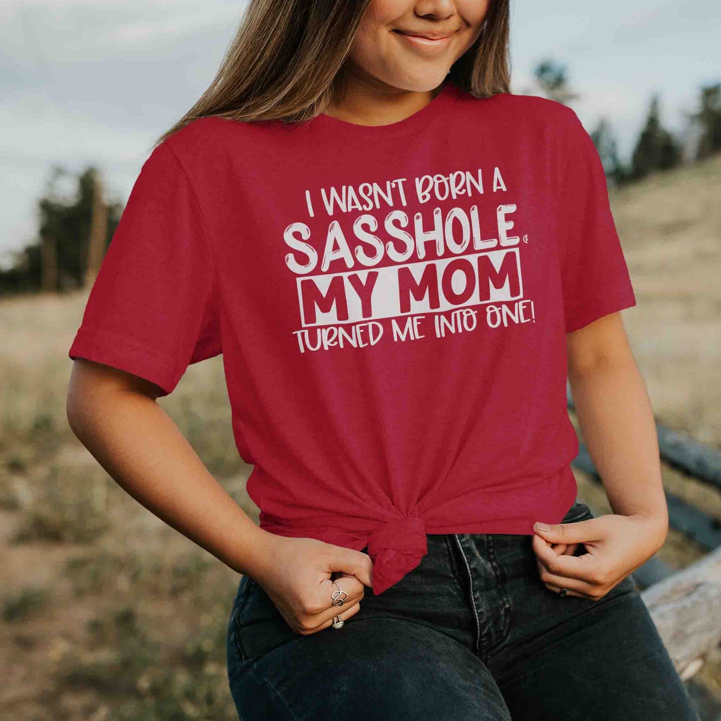 Red Women's Funny T-Shirt