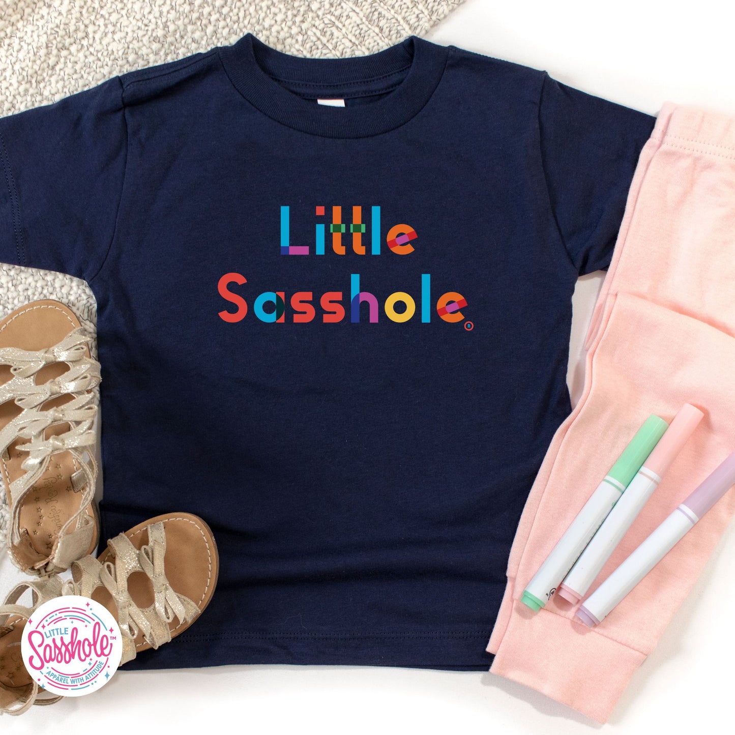 Bold and Bright: Little Sasshole™ Toddler T-Shirt