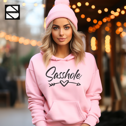 Women's Funny Pink Graphic Hoodie