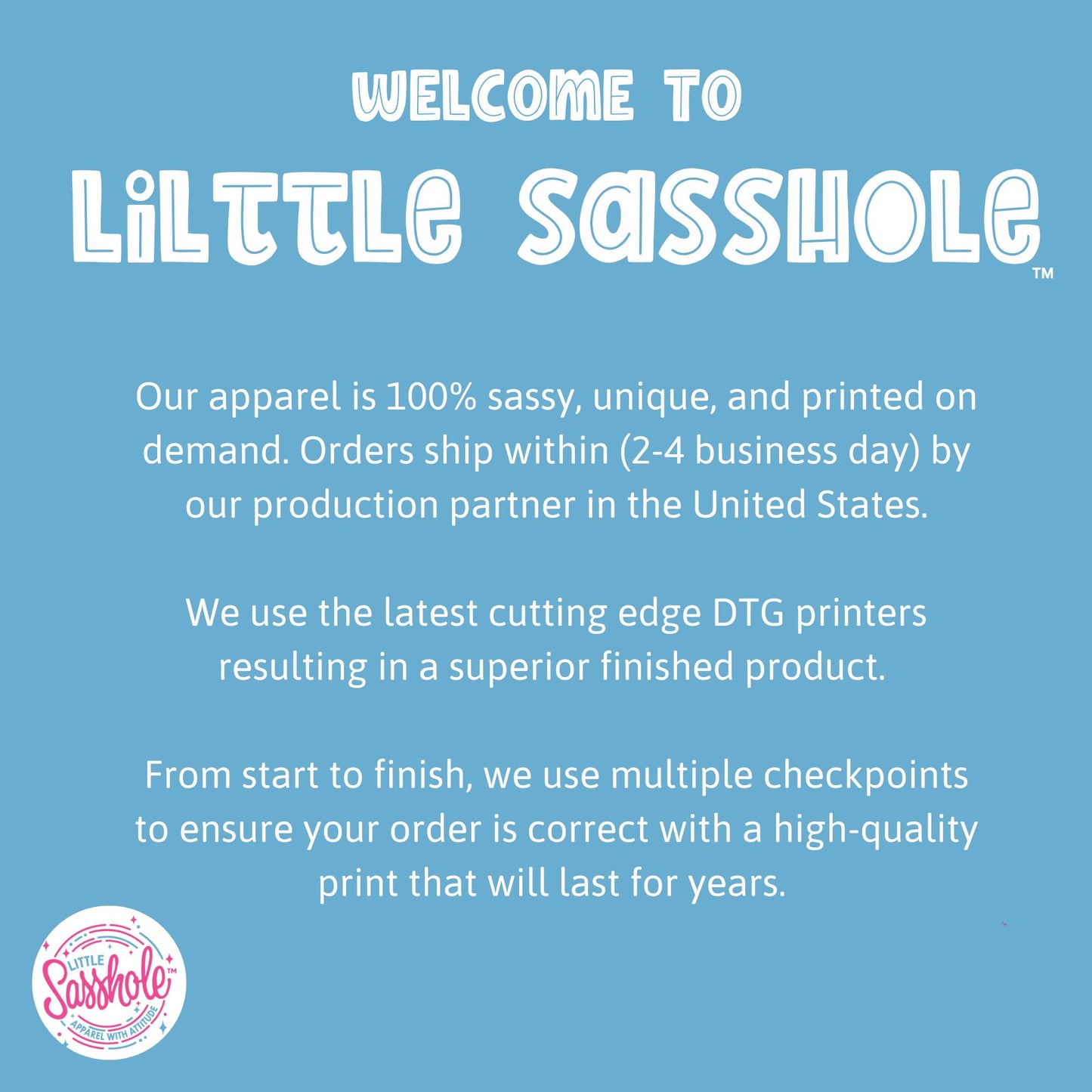 Celebrate the Sass: Little Sasshole™ Toddler Girl's Tee