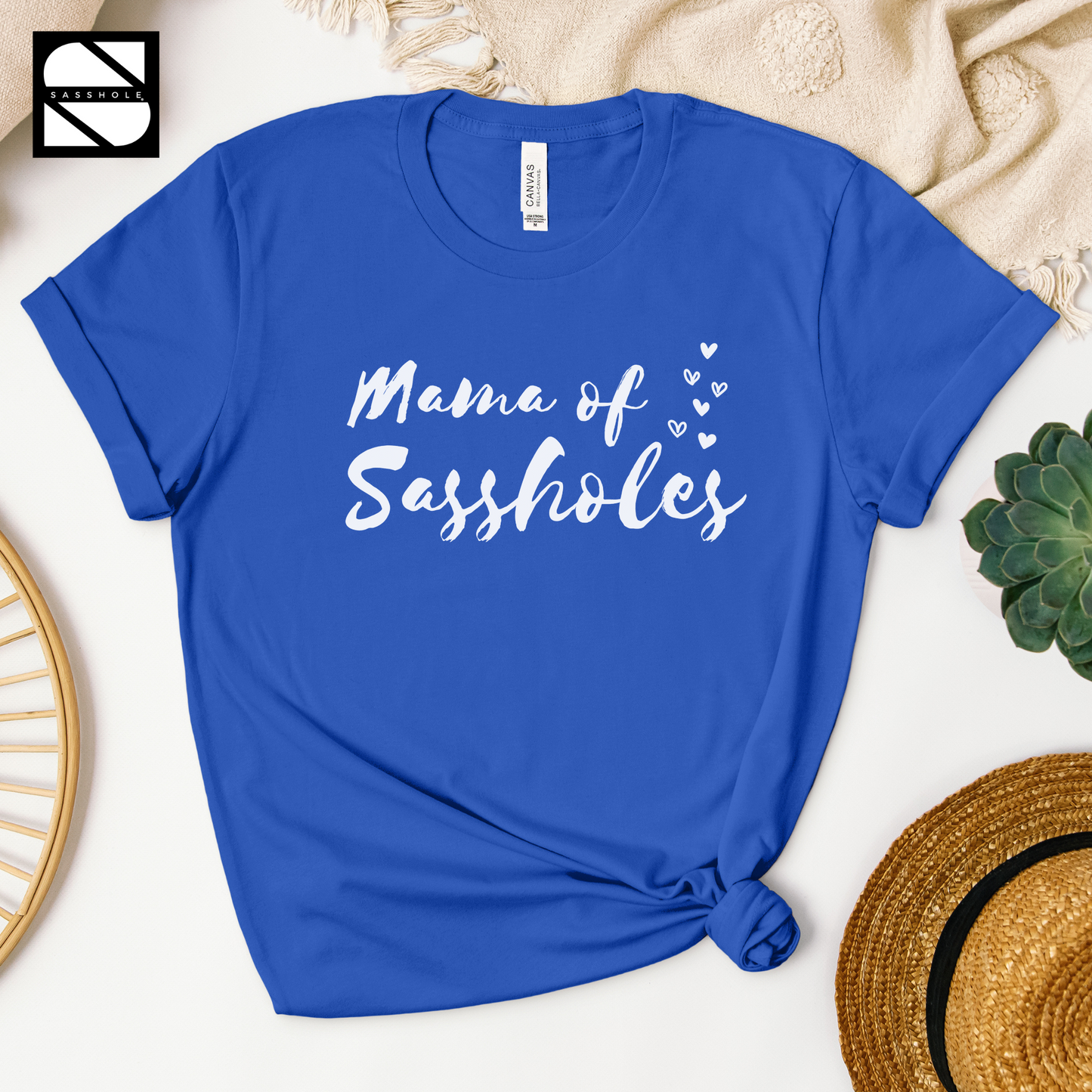Mama of Sassholes: Mom Humor Tee for Mom's