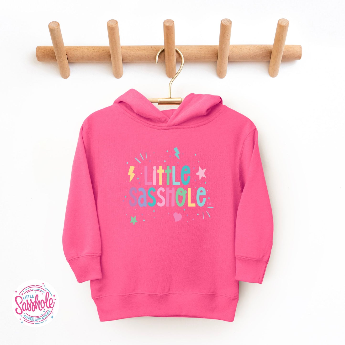hot pink toddler hoodie