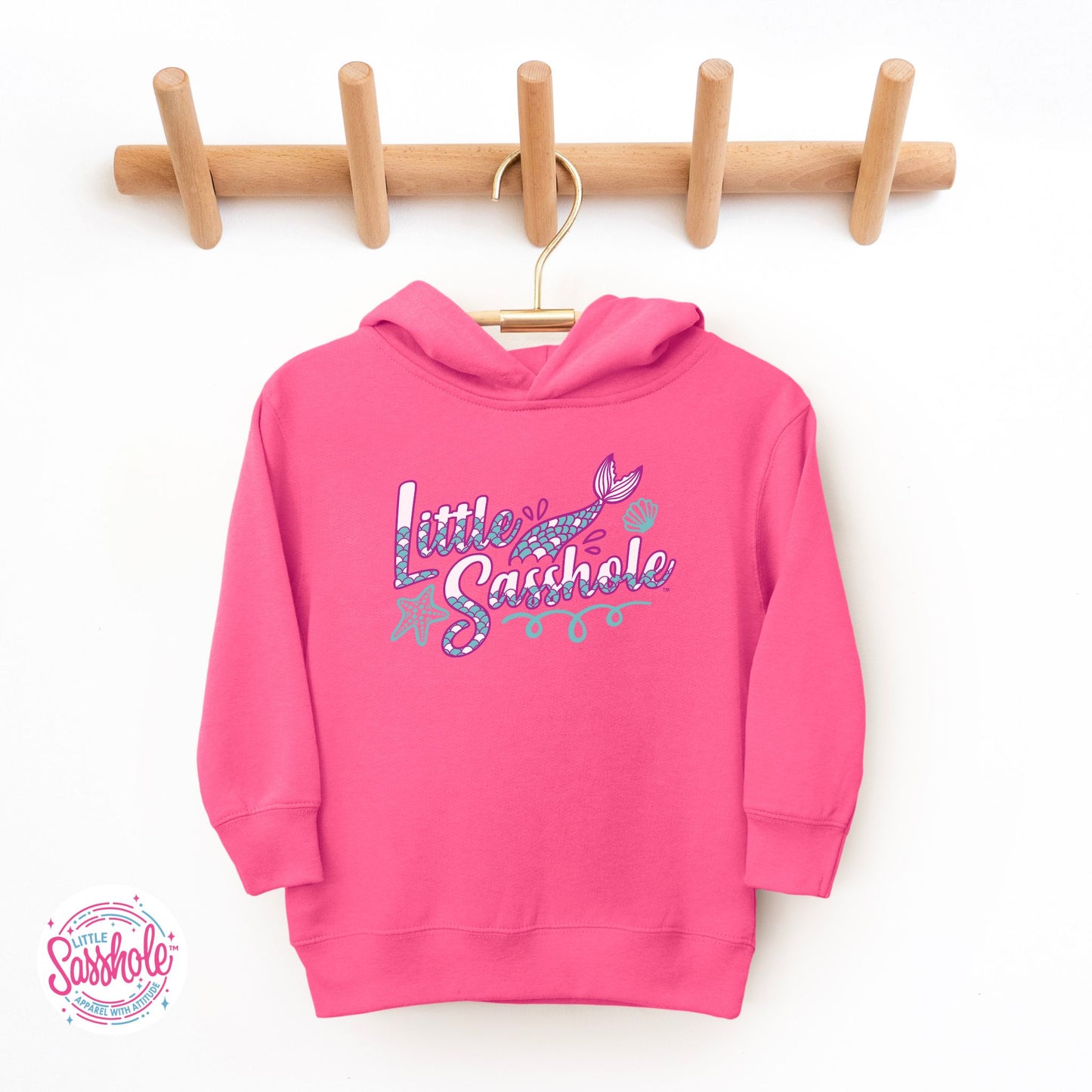 hot pink toddler girls hoodie